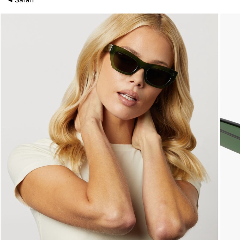 Katarina Green Diff Sunglasses